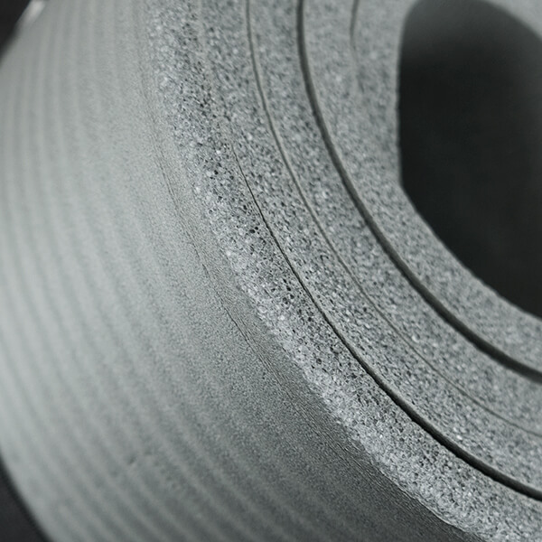 Fitness mat close up opgerold