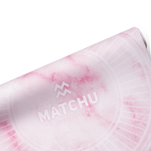 yogamat luxe roze wit