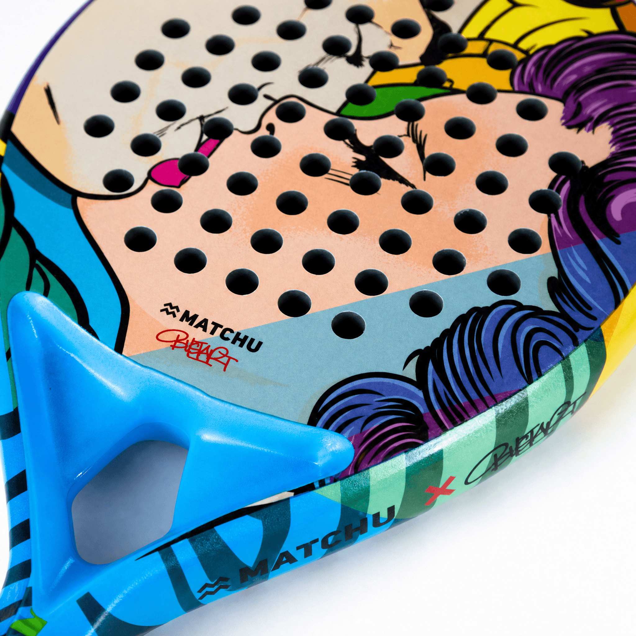 Raquete de padel de design