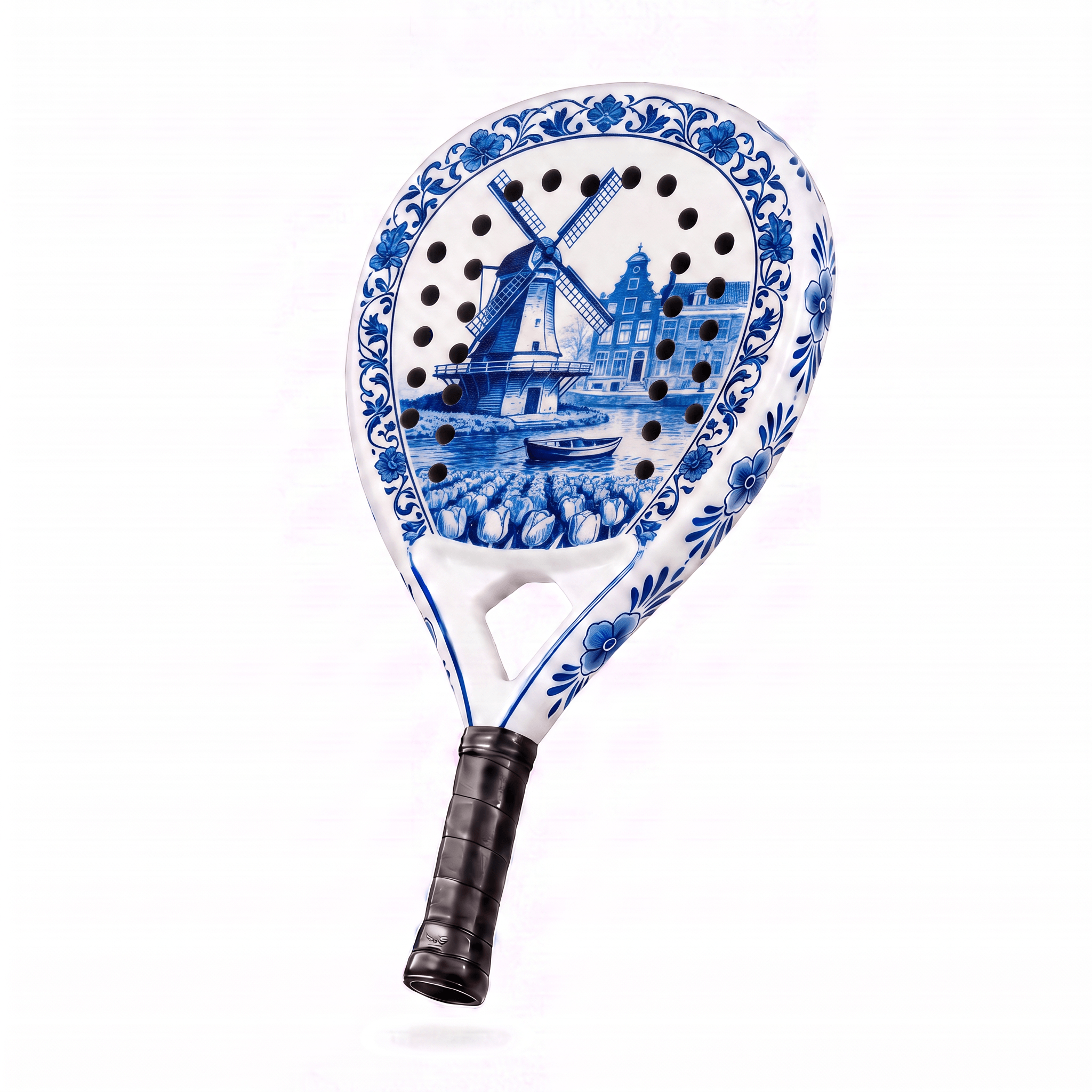 Raquete de padel azul de Delft
